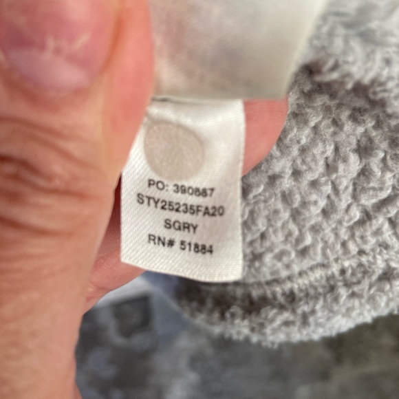 Patagonia Los Gatos 1/4 zip fleece jacket salt gray. EUC SZ small - Picture 3 of 7